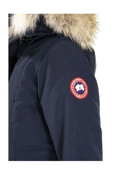 Shop Canada Goose Rossclair Parka Navy Jacket