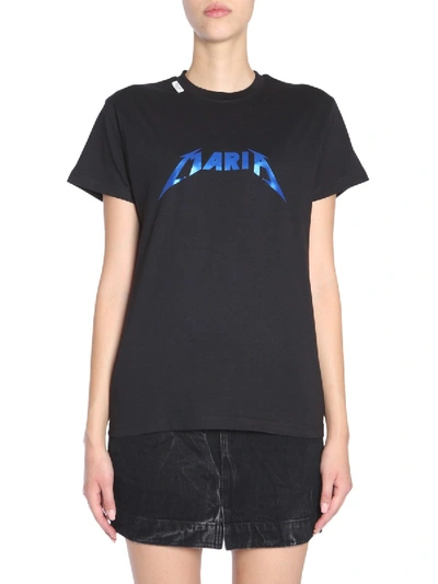 Shop Forte Dei Marmi Couture Round Collar T-shirt In Black