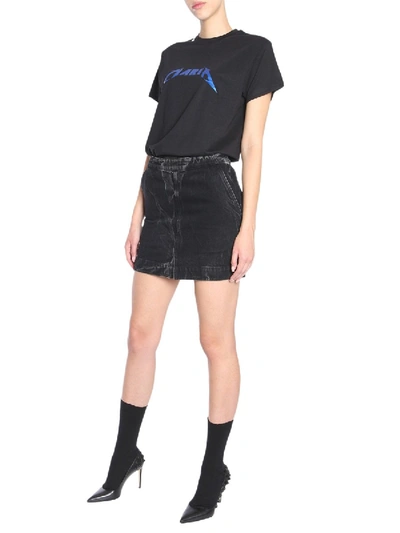 Shop Forte Dei Marmi Couture Round Collar T-shirt In Black