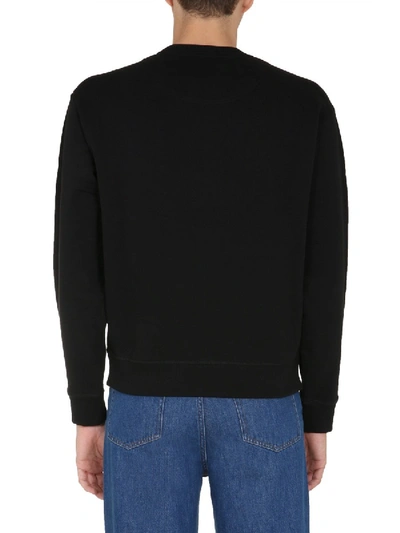 Shop Kenzo Round Neck Sweatshirt In Black