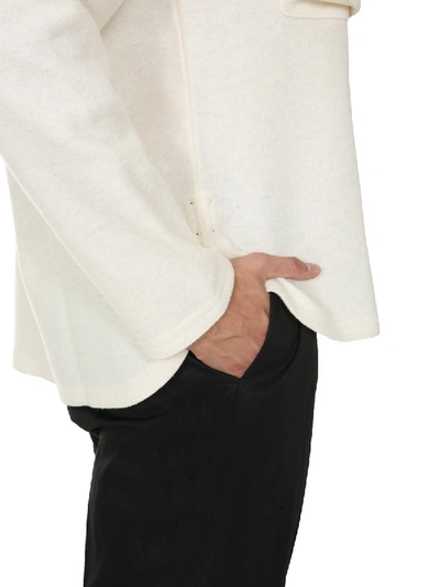 Shop Jil Sander Round Neck Sweatshirt In White