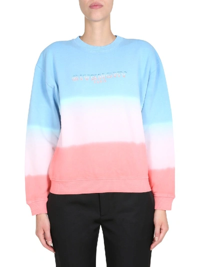 Shop Givenchy Round Neck Sweatshirt In Pink