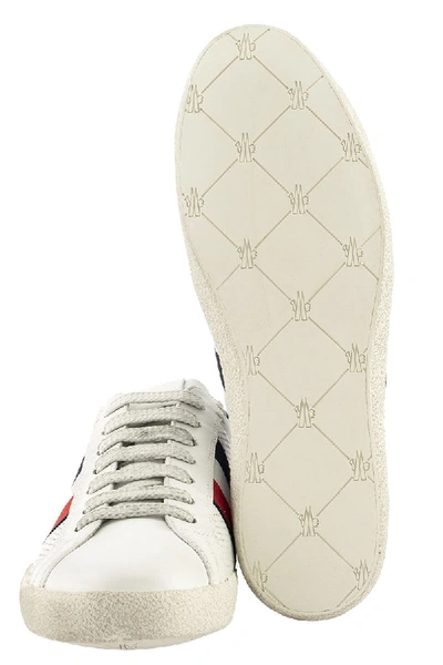 Shop Moncler Ryegrass Sneakers In Grey