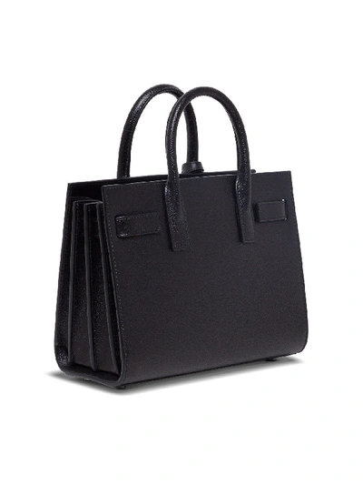 Shop Saint Laurent Sac De Jour Nano Handbag In Black