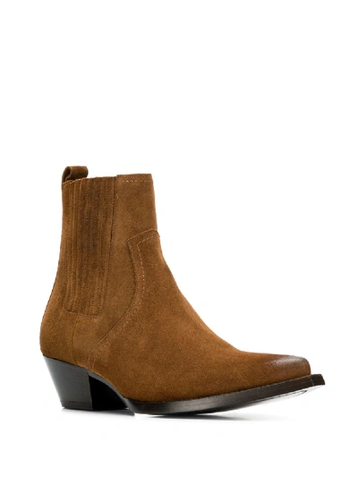 Shop Saint Laurent Boots In Nero