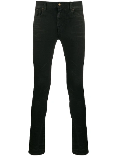 Shop Saint Laurent Jeans In Nero