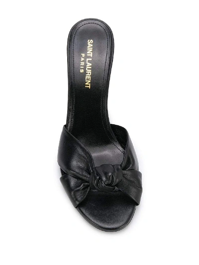 Shop Saint Laurent Sandals In Nero