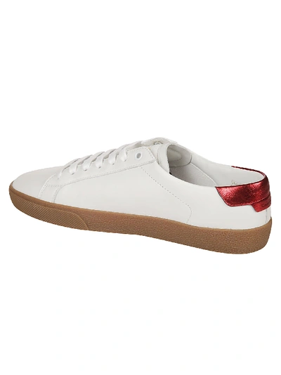 Shop Saint Laurent Sneakers In Bla Opt/red/nero