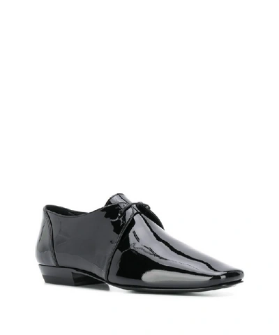 Shop Saint Laurent Flat Shoes In Nero