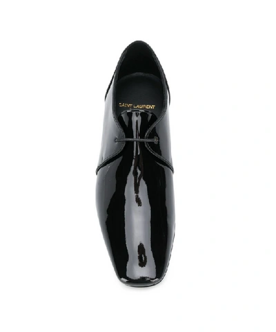 Shop Saint Laurent Flat Shoes In Nero