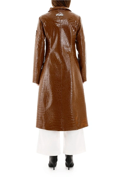 Shop Saks Potts Tejano Coat In Brown