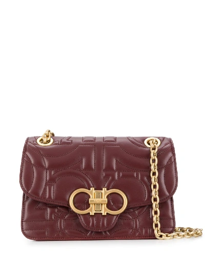 Shop Ferragamo Salvatore  Bags In Rosso