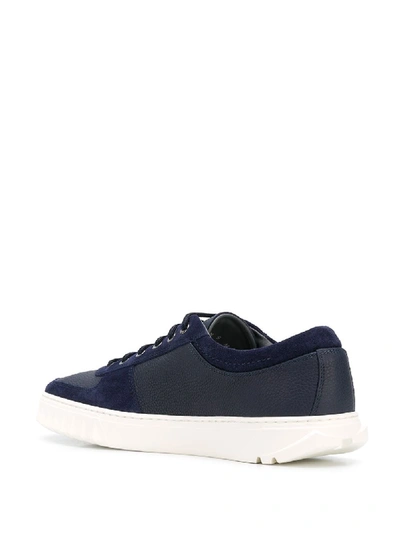 Shop Ferragamo Salvatore  Sneakers In Blu