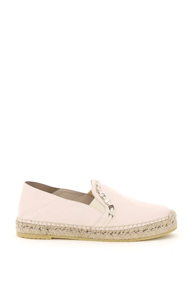 Shop Ferragamo Salvatore  Telendos Convertible Espadrilles In Bone