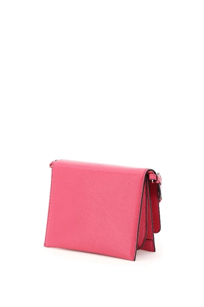 Shop Ferragamo Salvatore  Trifolio Small Shoulder Bag In Phoenix Pink