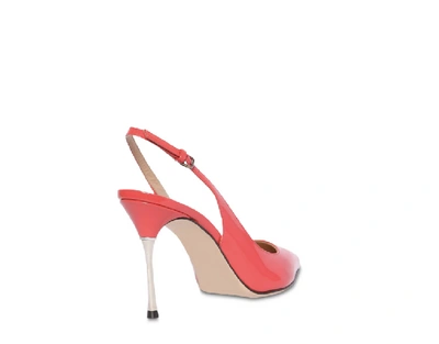 Shop Sergio Rossi Sandals Coral Red