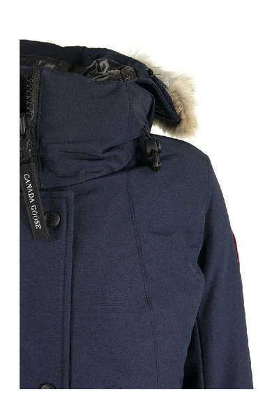 Shop Canada Goose Sherbrooke Parka Navy Jacket