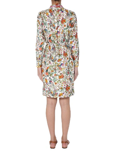 Shop Tory Burch Shirt Dress In Multicolour