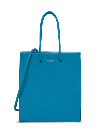 Shop Medea Short Long Crossbody Bag In Light Blue