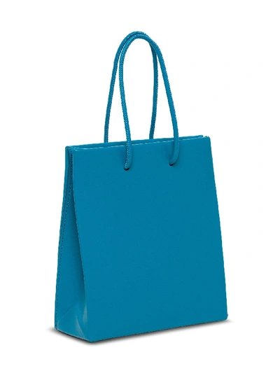 Shop Medea Short Long Crossbody Bag In Light Blue