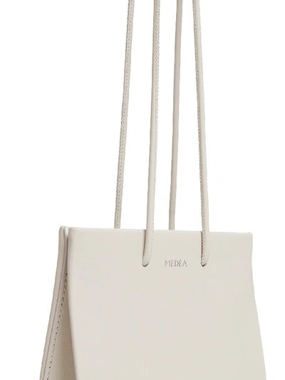 Shop Medea Short Long Strap Crossbody Bag In White