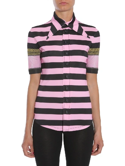 Shop Givenchy Short Sleeve Shirt In Pink