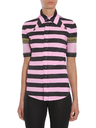 Shop Givenchy Short Sleeve Shirt In Pink