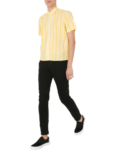 Shop Kenzo Short Sleeve Shirt In Yellow