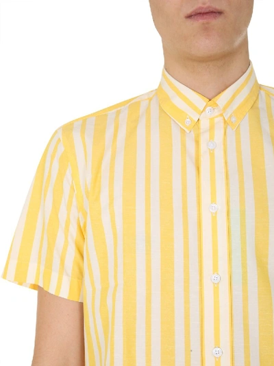 Shop Kenzo Short Sleeve Shirt In Yellow