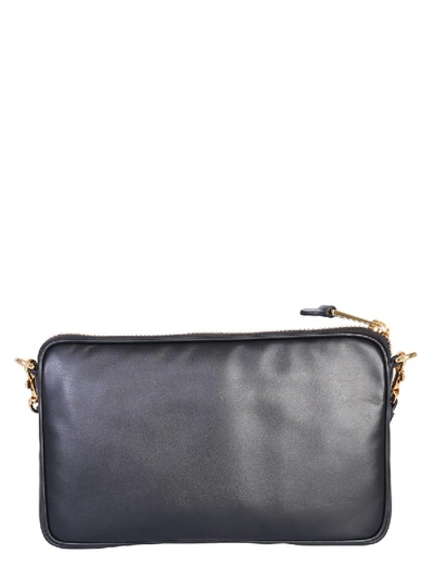 Shop Moschino Shoulder Bag With Logo In Black