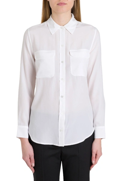 Shop Equipment Silk Shirt In White