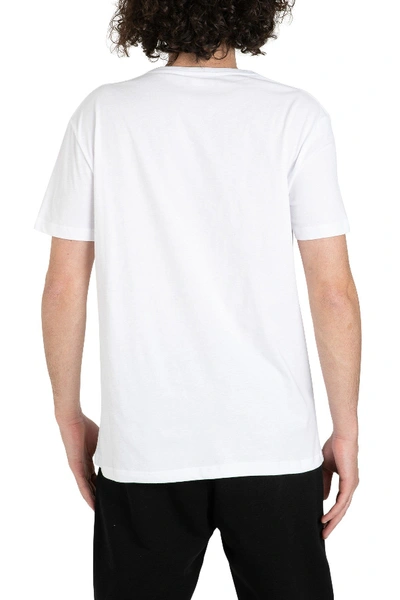 Shop Alexander Mcqueen Skull Embroidered Tee In White