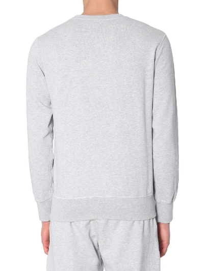 Shop Alexander Mcqueen Skull Patch Sweatshirt In Grey