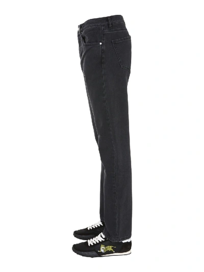 Shop Kenzo Slim Fit Jeans In Black
