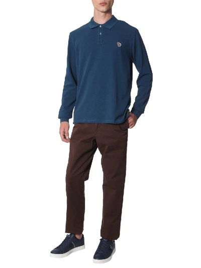 Shop Ps By Paul Smith Slim Fit Pants In Brown