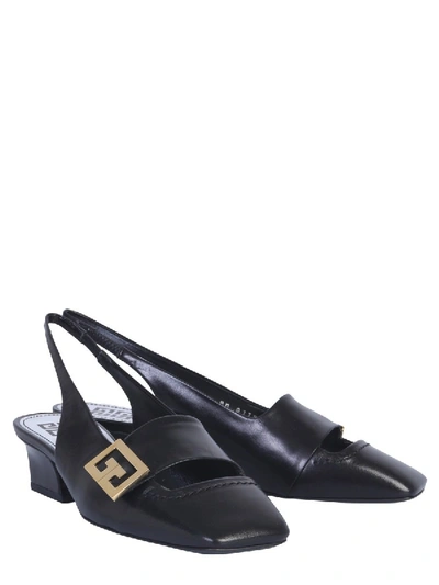 Shop Givenchy Sling Back Pump Sandal In Black