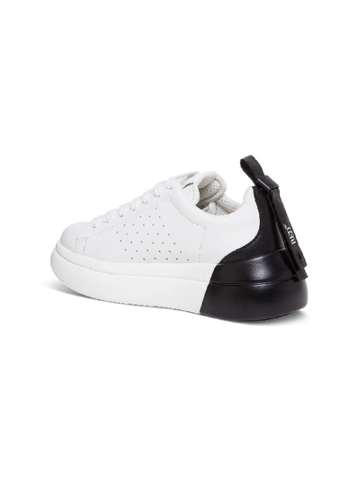 Shop Red Valentino Chunky Sneaker In Leather In Black