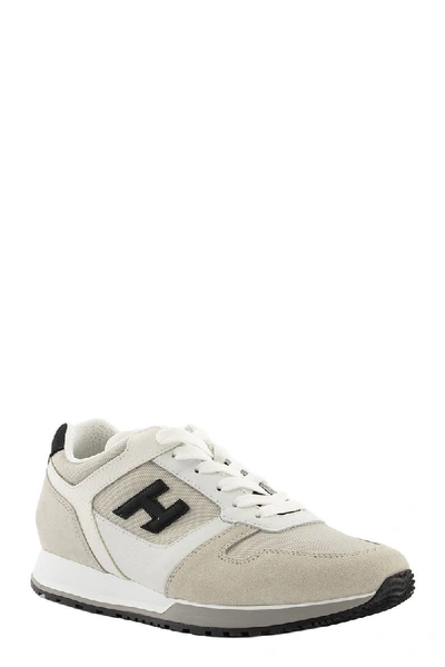 Shop Hogan Sneakers H321 White In White/blue