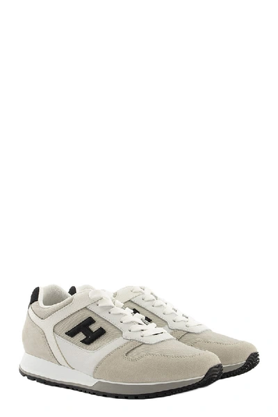 Shop Hogan Sneakers H321 White In White/blue