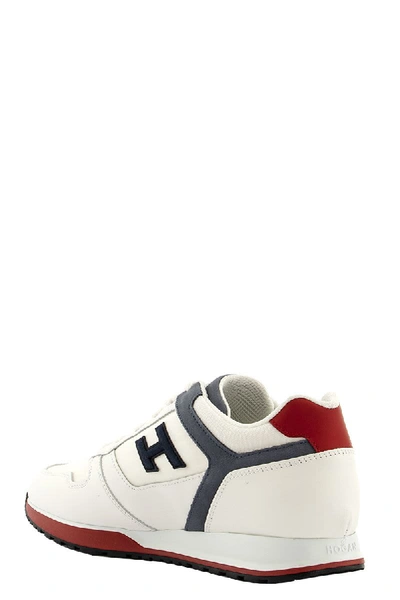 Shop Hogan Sneakers H321 White, Red, Grey