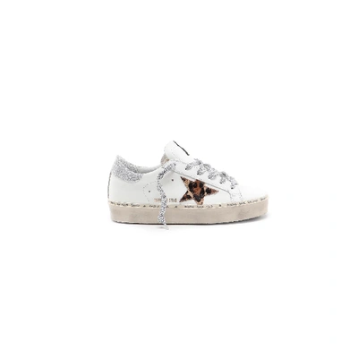 Shop Golden Goose Sneakers Hi Star Bianca In Bianco, Nude