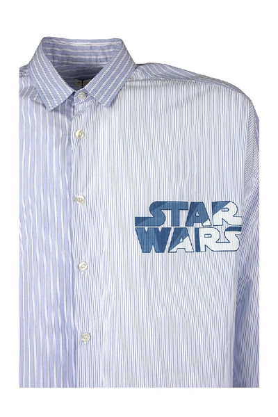 Shop Etro Star Wars Shirt Patch Comfort In Blue