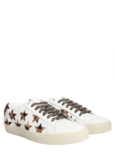 Shop Saint Laurent Stars Sl / 06 Sneakers In White