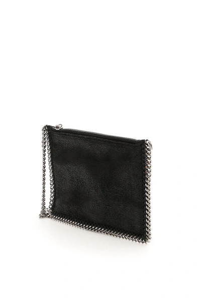 Shop Stella Mccartney Falabella Clutch In Black