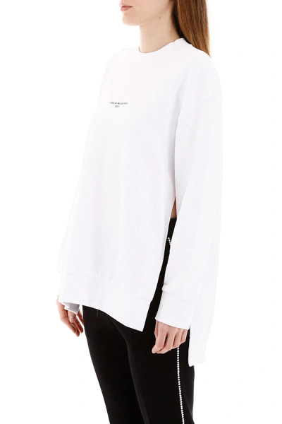 Shop Stella Mccartney Logo Sweatshirt In Pure White