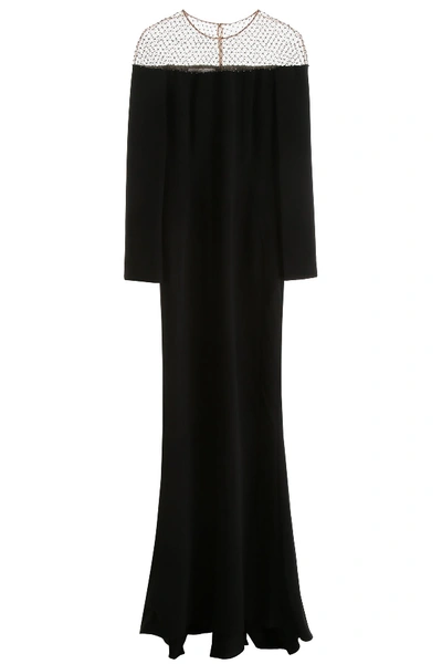 Shop Stella Mccartney Long Evening Dress In Black