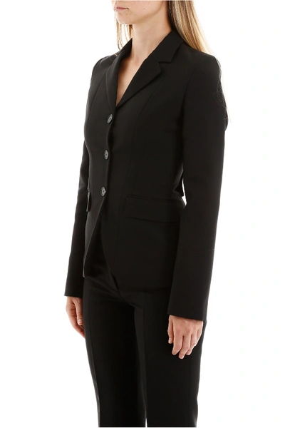 Shop Stella Mccartney Mikado Jacket In Black