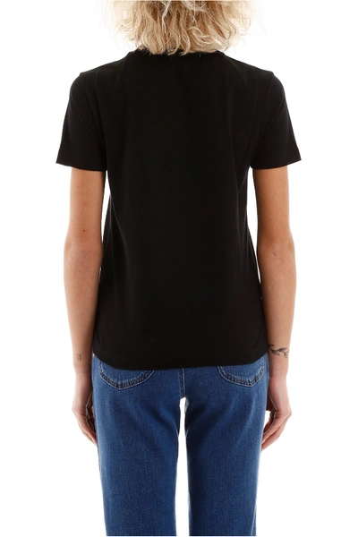 Shop Stella Mccartney We Are The Weather T-shirt In Black