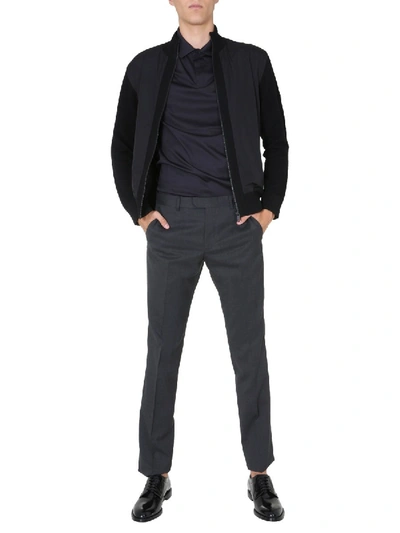 Shop Z Zegna Sweater With Zip In Black