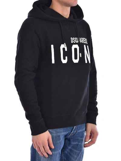 Shop Dsquared2 Sweatshirt Icon Black